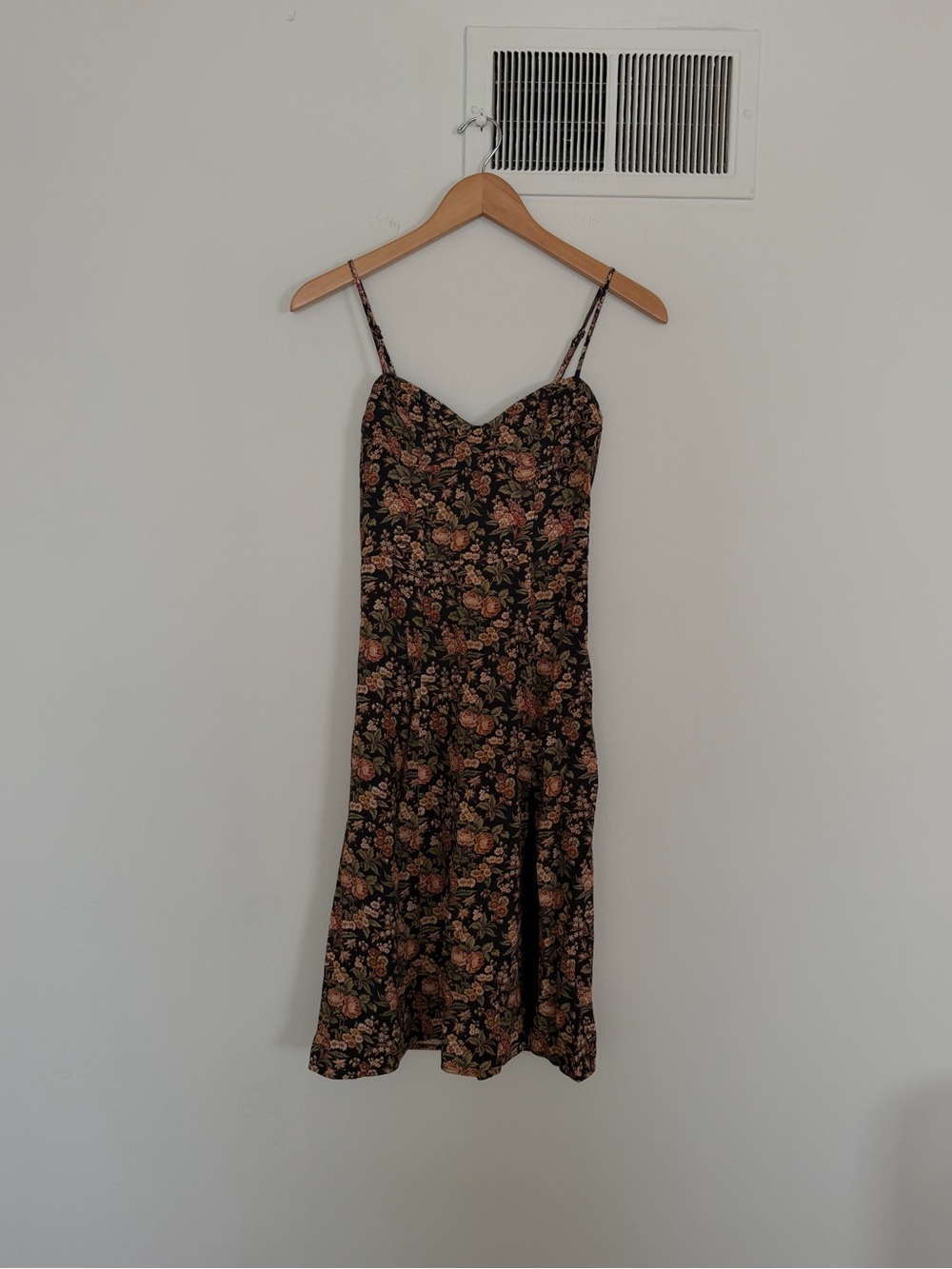 Sunday Best Floral Midi Dress Black Size XXS